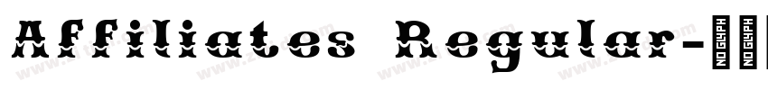 Affiliates Regular字体转换